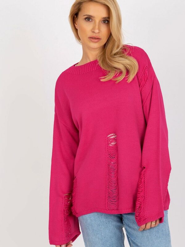 Sweter Damski Model BA-SW-8043.08X Fuksja - Badu