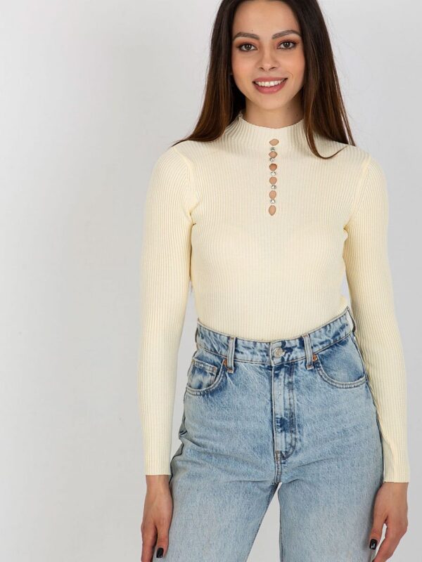 Bluzka Model BA-BZ-2302.97P Light Beige - Badu