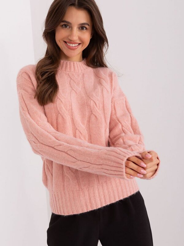 Sweter Damski Model AT-SW-0146.10P Light Pink - AT