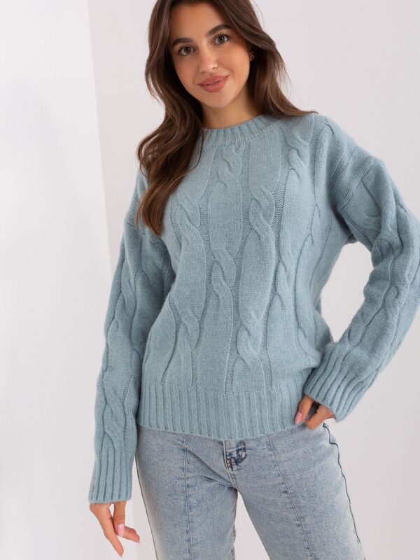 Sweter Damski Model AT-SW-0146.10P Mint - AT