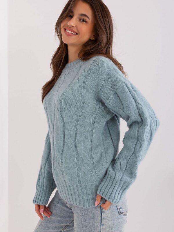 Sweter Damski Model AT-SW-0146.10P Mint - AT - obrazek 2