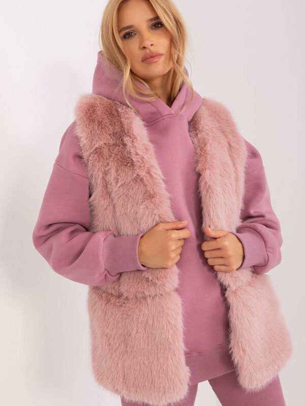 Kamizelka Model AT-KZ-2368.00P Light Pink - AT