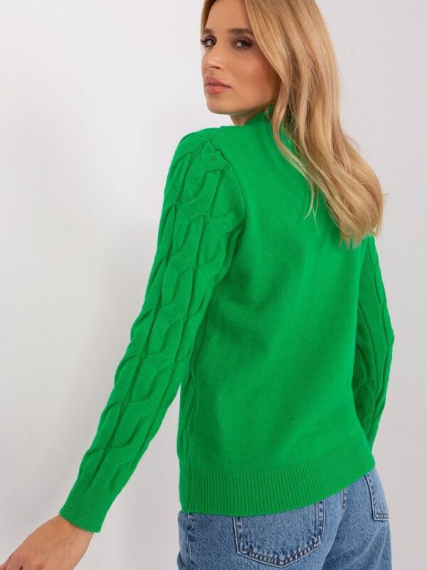 Sweter Damski Model AT-SW-2235.00P Green - AT - obrazek 3