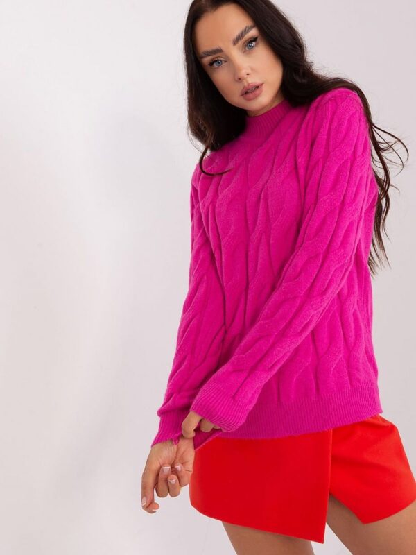 Sweter Damski Model AT-SW-2235.00P Fuksja - AT
