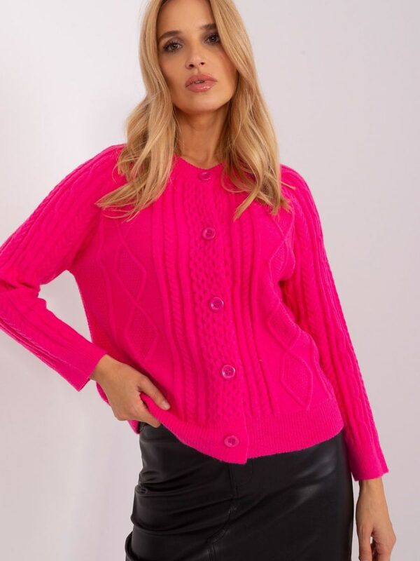 Sweter Damski Model AT-SW-2346-2.99P Dark Pink - AT