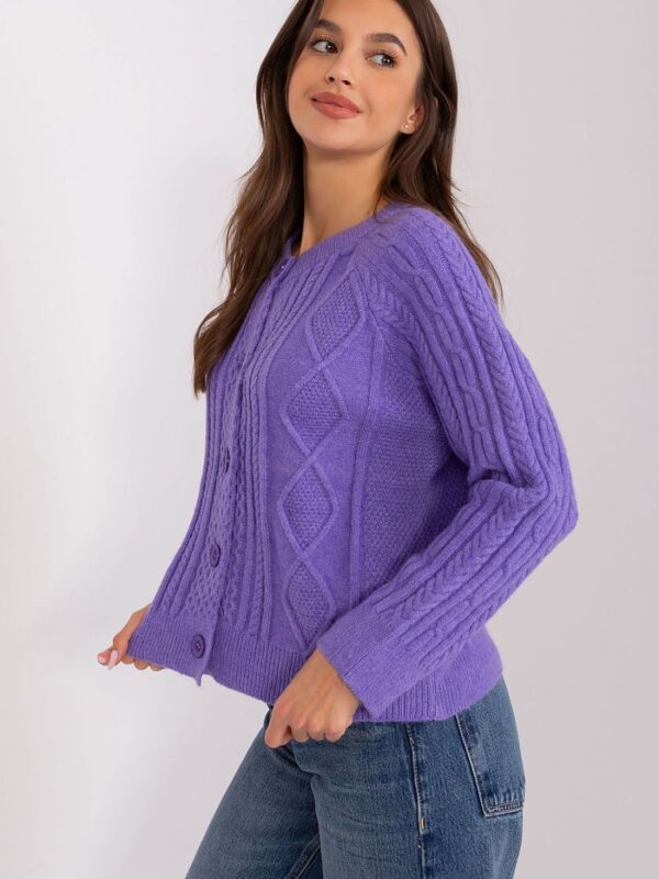 Sweter Damski Model AT-SW-2346-2.99P Violet - AT - obrazek 2